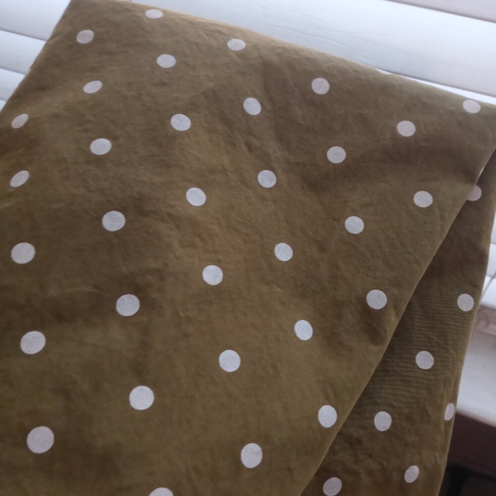 MADEWELL ruffle-sleeve button-front mini dress in polka dot (sz2) - Picture 4 of 14